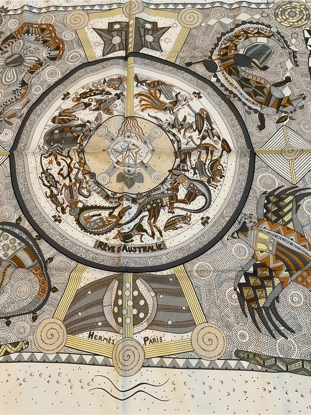 Hermes Reve D’Australia Silk Scarf